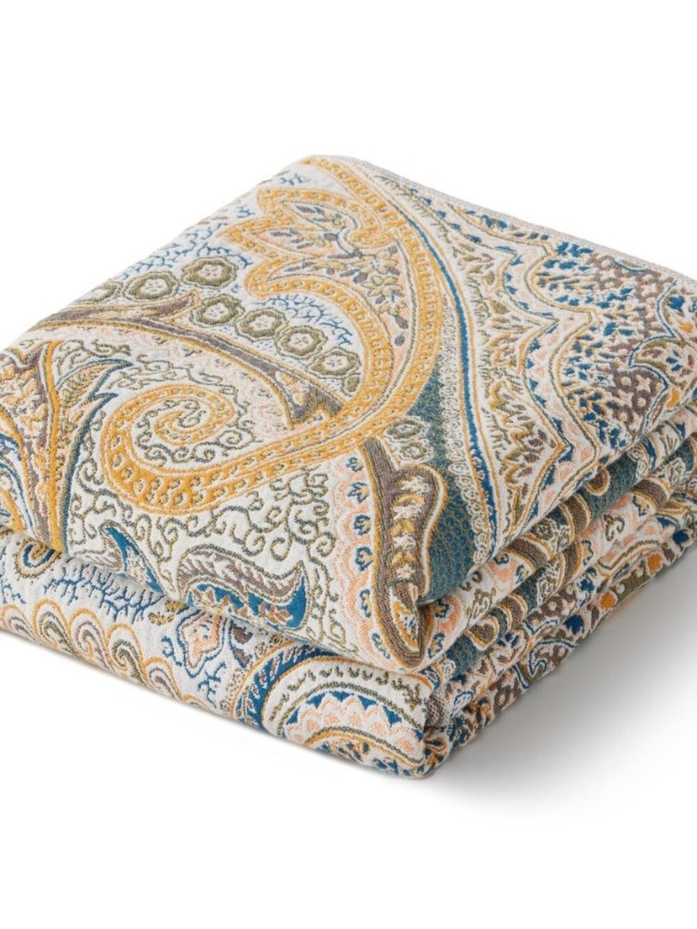 100% Cotton Boho Throw Blanket for Home Decor – Classic Farmhouse Quilt Bedding